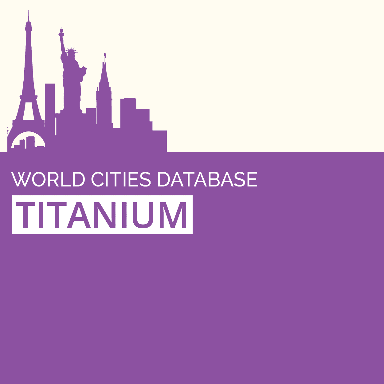 World Cities Database Titanium Edition